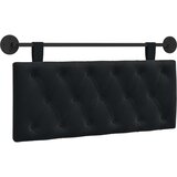  Držeće uzglavlje Zidne Crna 110 x 55 x 7 cm Baršun - Crna 100 cm bez LED | shoptok.hr