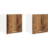 Viseći ormarić 2 pcs Stari drvo i bijela 40 x 31 x 40 cm | shoptok.hr