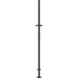 vidaXL Vrtna vrata Crna 105 x 175 cm Čelik s praškastim premazom | shoptok.hr