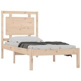  Posteljni okvir iz trdnega lesa 100x200 cm, (20643423) | Shoptok.si