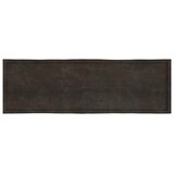 Stolna ploča tamnosmeđa 200x60x(2-4) cm obrađena hrastovina | Eponuda.com