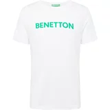 United Colors Of Benetton Majica limeta / bijela