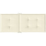 Jastuci za vrtne stolice 2 kom krem 120 x 50 x 3 cm od tkanine | shoptok.hr