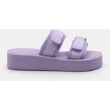 Sinsay Natikače na platformi s tekstilnim remenima na čičak | shoptok.hr
