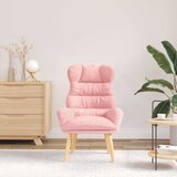  Fotelja Ružičasta 69 x 74 x 93 cm Sherpa Tkanina | shoptok.hr
