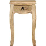 vidaXL Nočna omarica 28x28x46 cm trden mangov les, (20916359) | Shoptok.si