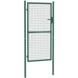 vidaXL Vrata za ograjo iz jekla 100x175 cm zelena | Shoptok.si