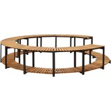  Ograda za vruću kupku 273 x 53 cm od masivnog bagremovog drva | shoptok.hr