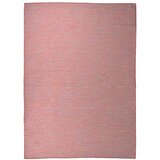 vidaXL zunanja preproga ploščato tkanje 200x280 cm rdeča | Shoptok.si
