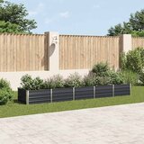  Povišena vrtna gredica pocinčani čelik 400x80x45 cm antracit | shoptok.hr
