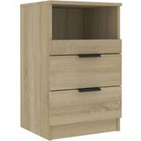  Noćni ormarići 2 kom boja hrasta sonome od konstruiranog drva | shoptok.hr