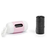 plastična torbica sa kesicama za izmet - roze