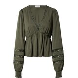 Guido Maria Kretschmer Collection Bluza 'Floriane' oliva | Shoptok.si