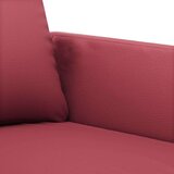  4-dijelni set sofa s jastucima crvena boja vina od umjetne kože | shoptok.hr