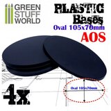 Green Stuff World plastic oval base 105x70mm - PACKx4 Cene