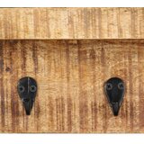  Zidna vješalica za kapute 60x15x20 cm grubo masivno drvo manga | Eponuda.com