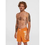 O'neill Kratke kopalne hlače 'Original Cali 16' temno oranžna / bela | Shoptok.si