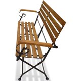  Sklopiva vrtna klupa 112 cm masivno bagremovo drvo | Eponuda.com