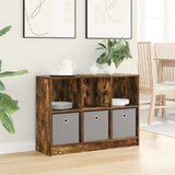  Strani šal s predalom Dimljeni oreh 88,5 x 27,5 x 63,5 cm, (5000233852) | Shoptok.si