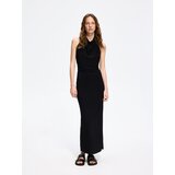 Reserved Haljina s halter ovratnikom - crno | shoptok.hr