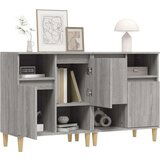  Komoda 2 kosa siva sonoma 60x35x70 cm inženirski les | Shoptok.si