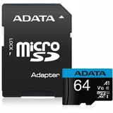 Memorija SD MICRO 64GB Premier A1 + ADP AD