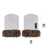 Momi rukavice za dječja kolica, Gray | shoptok.hr