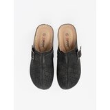SEASTAR Black flip-flops with full toe cap and buckle | shoptok.hr