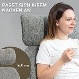  Uredska stolica s podesivim naslonom za glavu ergonomska stolica funkcija nagiba podesiva visina tamno siva | shoptok.hr