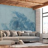  Tapeta - Palm Trees in Blue 200x140 Cijene