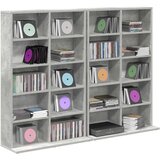 Cd ormar 2 kom. Betonska siva 65 x 23,5 x 97,5 cm | shoptok.hr