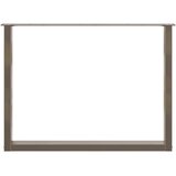  Noge za blagovaonski stol U-oblik 3 kom Prirodni čelik 100 x (72-73) cm Čelik | shoptok.hr