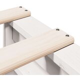  Krevet s regalom za knjige bez madraca bijeli 75x190cm borovina | shoptok.hr