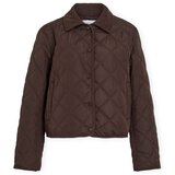 Vila Quilted Jacket Quila L/S - Coffee Bean Smeđa Cijene