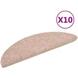  Samoljepljivi otirači za stepenice 10 kom smeđi 56x17x3 cm | shoptok.hr