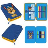 Paw Patrol Plumier Chase Patrulla Canina doble u