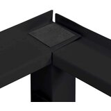  Pedestal za perilicu rublja Crna 64 x 55 x 32.5 cm Čelik Slike