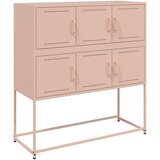  The Living Store Komoda roza 100,5x39x107 cm hladno valjano jeklo - Komoda, (21495978) | Shoptok.si