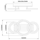 Globo LED LUSTER 21W CCT BLEVINS | Eponuda.com