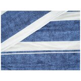B.E.S. Plava posteljina za krevet za jednu osobu od krepa 140x200 cm Blue Line – | shoptok.hr