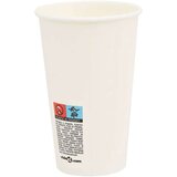 vidaXL Papirnate skodelice za kavo s pokrovčki 1000 kosov 16oz 400ml | Shoptok.si
