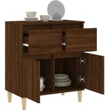 Komoda boja smeđeg hrasta 60 x 35 x 70 cm konstruirano drvo | shoptok.hr