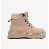 Boto Women's Suede Trapper Boots Light Beige Jette | shoptok.hr