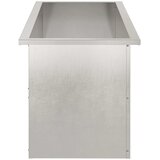  Vrtna posuda za sadnju s LED svjetlom 2 kom. Srebrna - Nehrđajući čelik 40 x 100 x 40 cm 2 | shoptok.hr