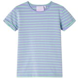  Dječja majica s prugama svijetla boja mente 116 | shoptok.hr