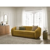 Bobochic Paris Gorčično rumena raztegljiva sedežna garnitura iz šenilje 228 cm Neyo – | Shoptok.si