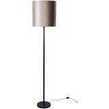 QAZQA Vloerlamp zwart met velours kap taupe 50cm - Simplo Cene