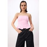 TRENDYOLMILLA Zenski top Tprss26Bs00019, Svetloroze Cene