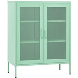 Furnova Omara za shranjevanje mint zelena 80x35x101,5 cm jeklo, (21954137) | Shoptok.si