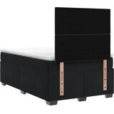  Boxspring krevet s madracem Crna 120 x 190 cm Baršun | shoptok.hr